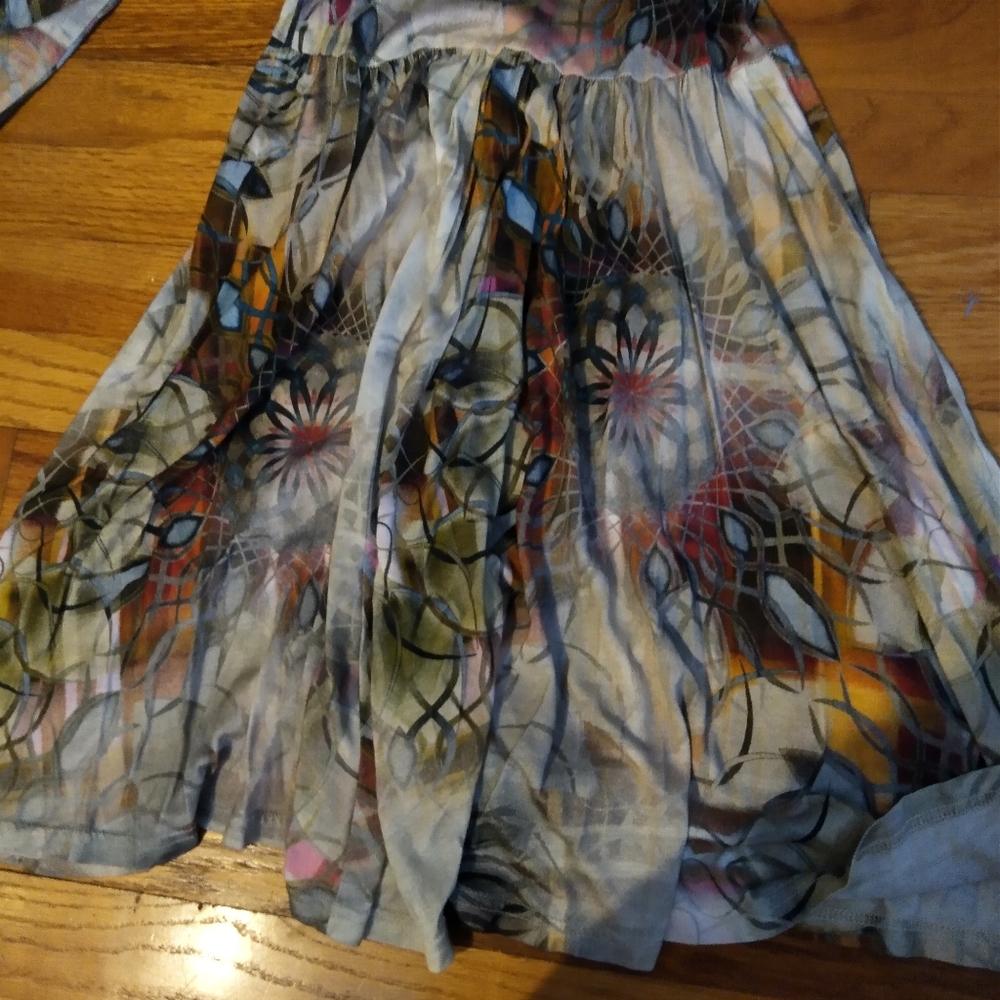 Sportgirl long sleeve print dress